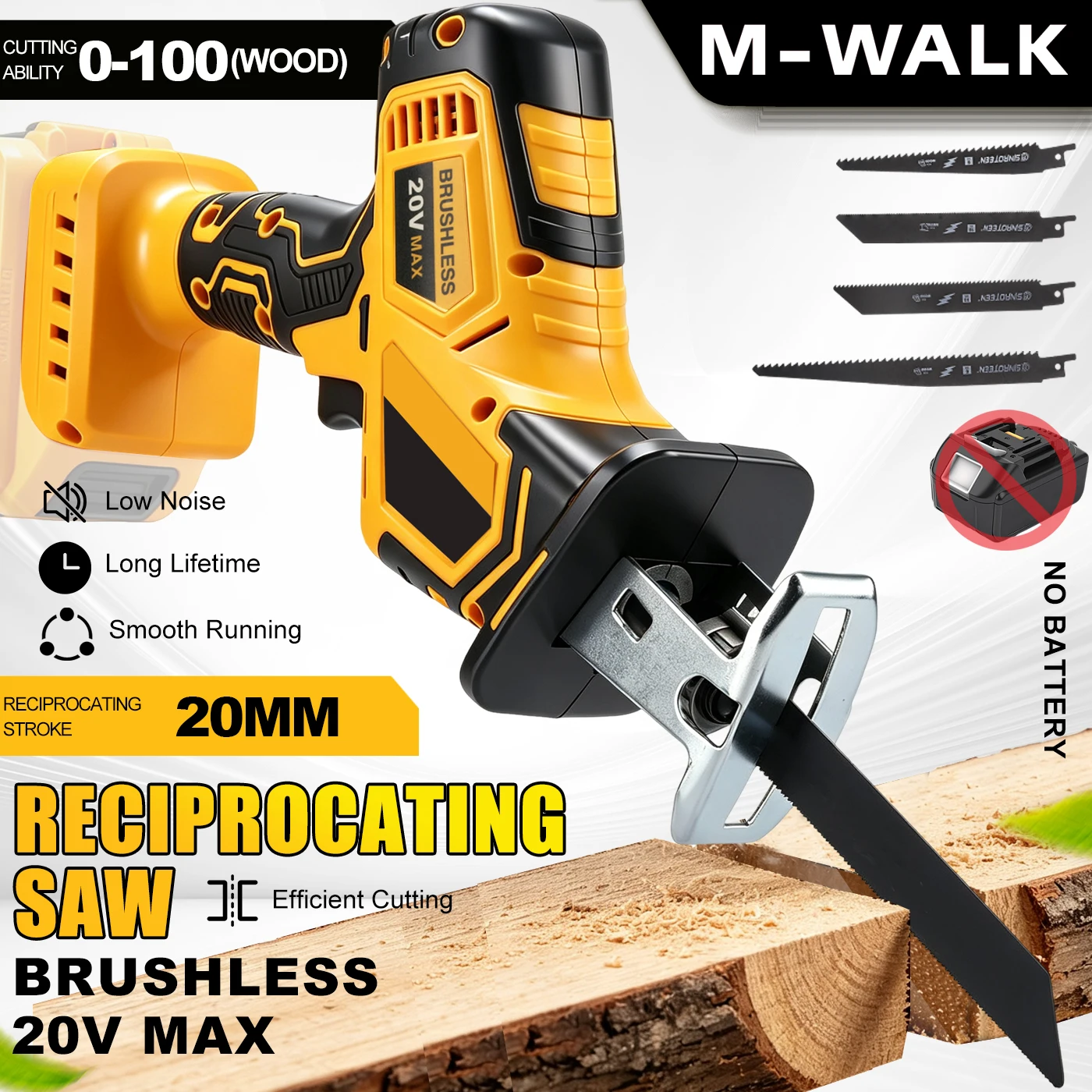 M-WALK 3500Spm Elektrikli Test - Reciprocating Saw Cordless incelemesi ve fiyatı