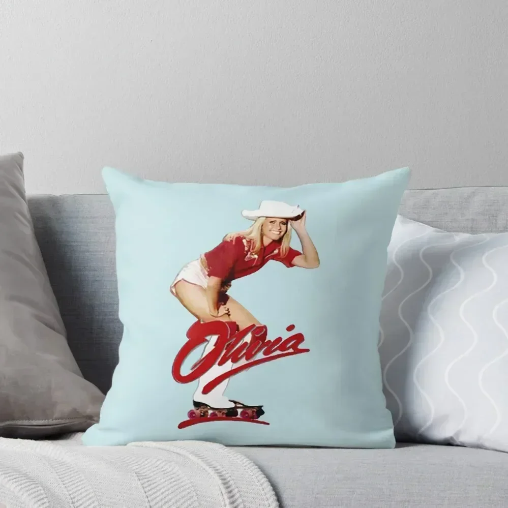 Olivia Newton-John (3) Throw Pillow Pillowcases Cushion Covers Sofa anime girl Cushions For Children pillow