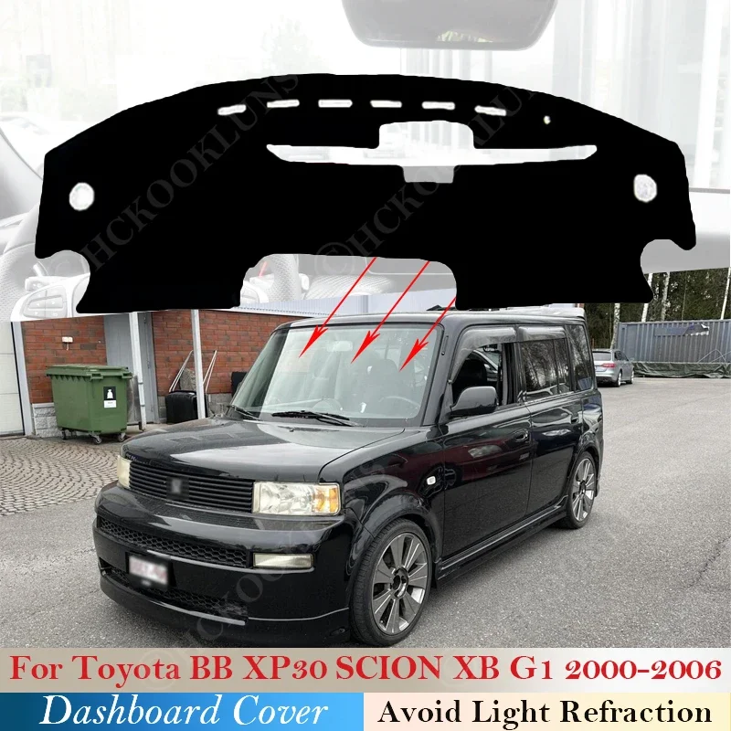 

Pad Dash Sun Shade Protect Carpet 2005 2004 Accessories Dashboard Cover Mat Dashmat for Toyota BB XP30 SCION XB G1 2000 ~ 2006