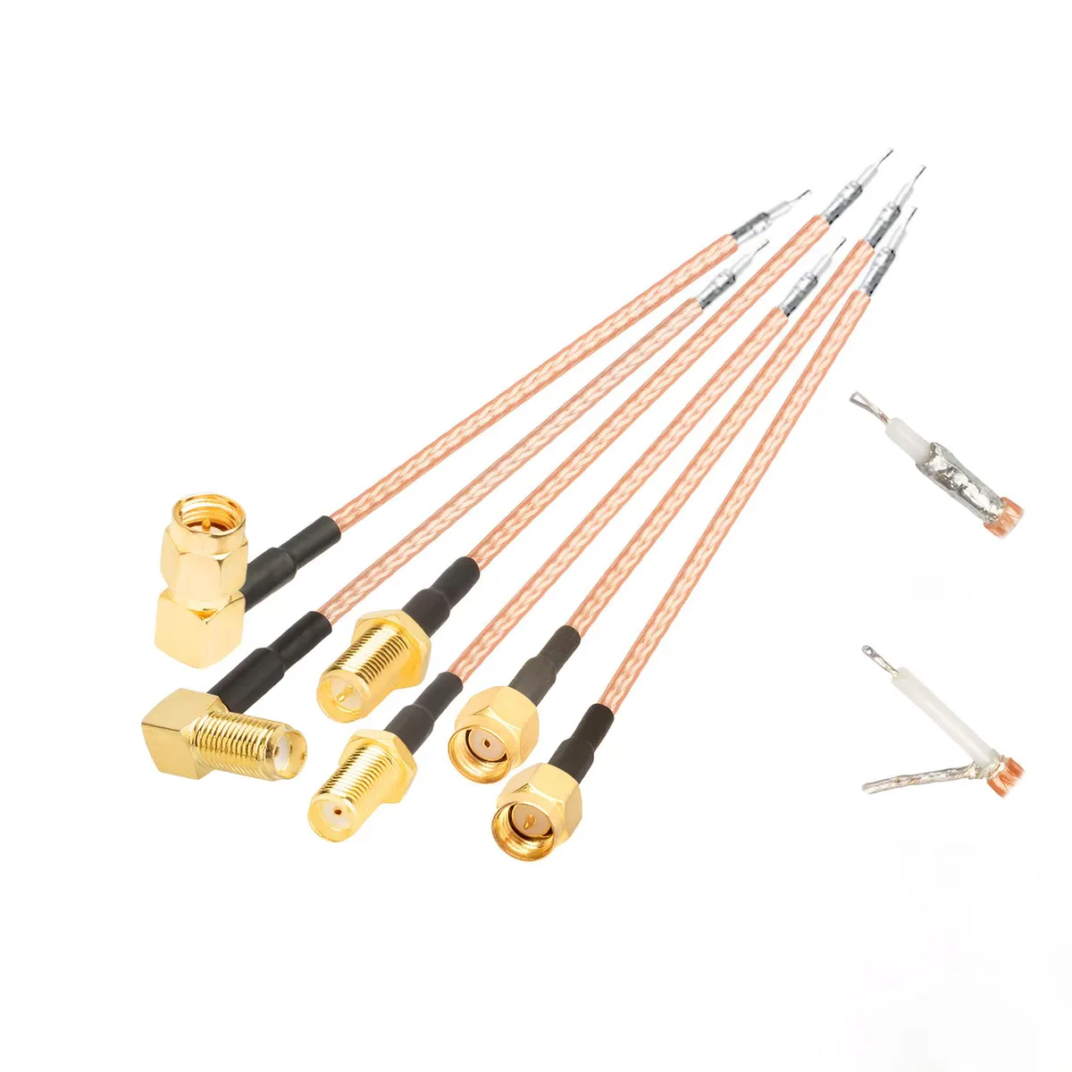 5pcs SMA to PCB Solder Wire Pigtail Cable SMA Male to PCB Welding WiFi Antenna Extension Cable for WiFi Wireless Router RG316