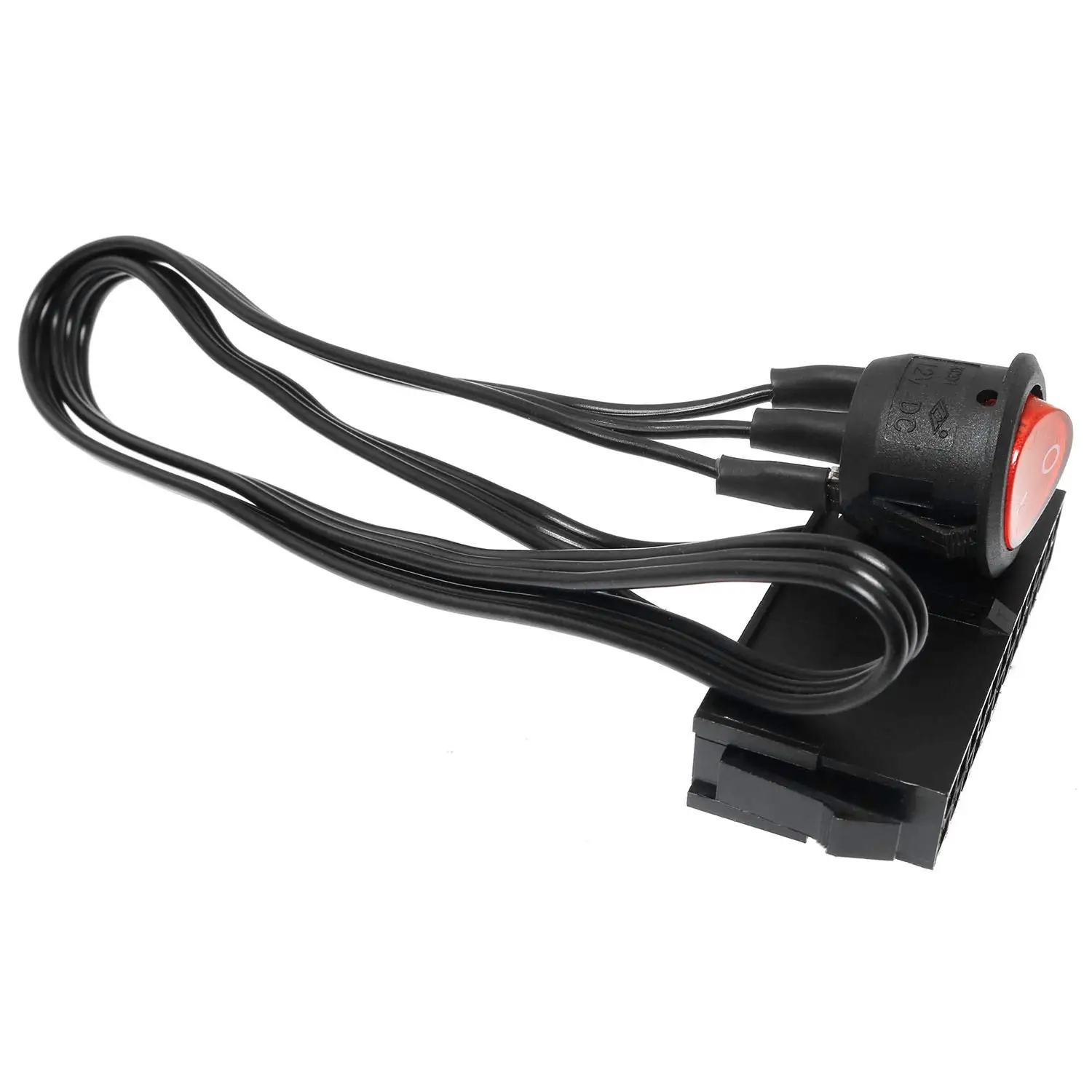 54cm Cable Copper Tin Wire 24-Pin Female ATX PSU PC Power Supply Starter Tester Start Up Jumper with ON/OFF Switch image 5