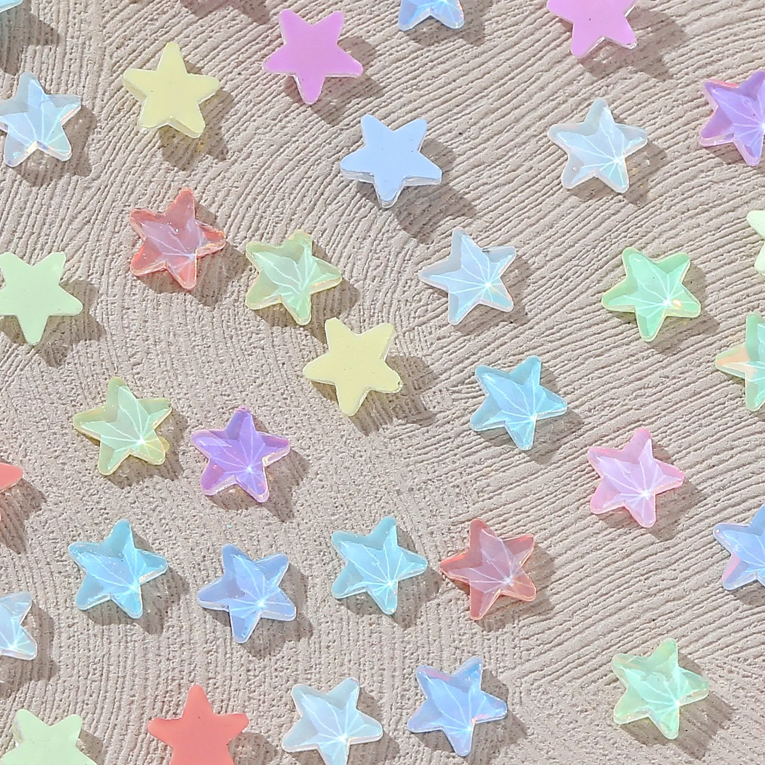 Mocha Mixed Color Mixed Shape Wholesale Flat bottom Nail Art rhinestones Self-Adhesive Shiny Glass Crystal 3D Nail Decoration