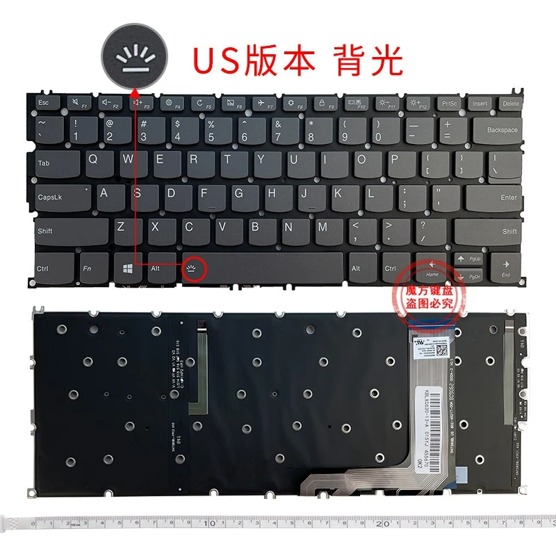 US NEW keyboard For Lenovo Yoga C630 C630-13 C630-13Q50 Backlight