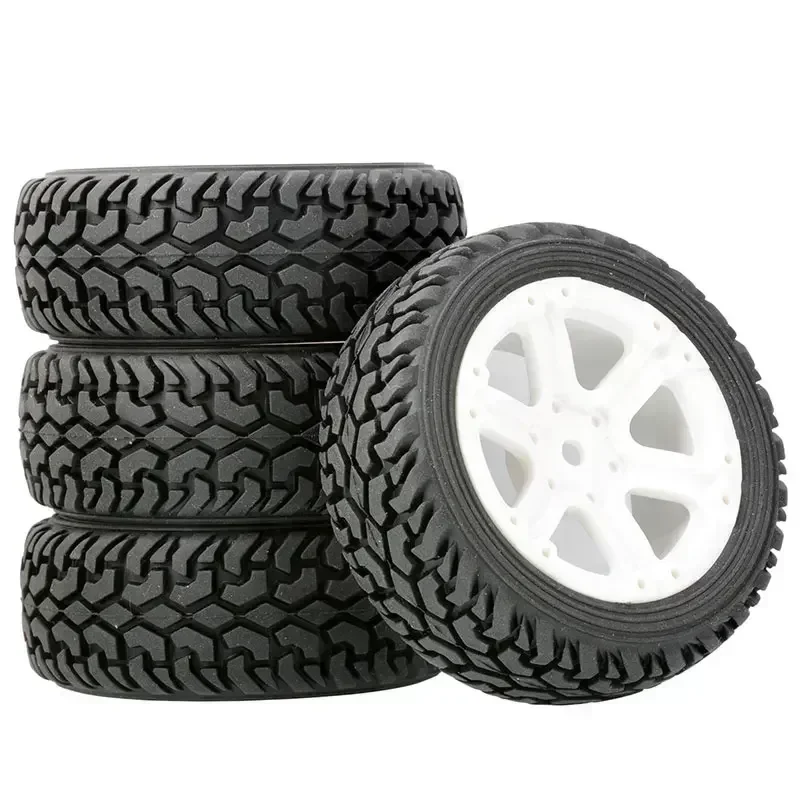 75mm Upgrade Large Tires for 1/10 1/14 WLtoys 144010 144001 124017 Off-Road RC Car Upgrade Spare Accessories Widening Wheels view 3