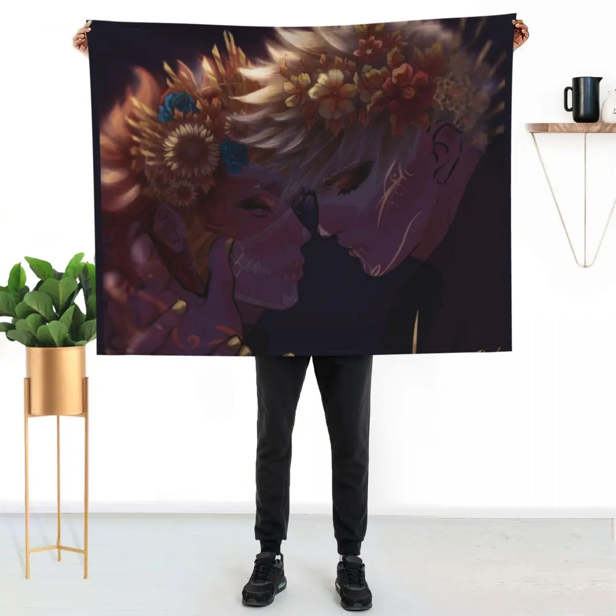 

Dia Kiribaku Throw Blanket Soft Bedroom Blanket for Night Sleeping