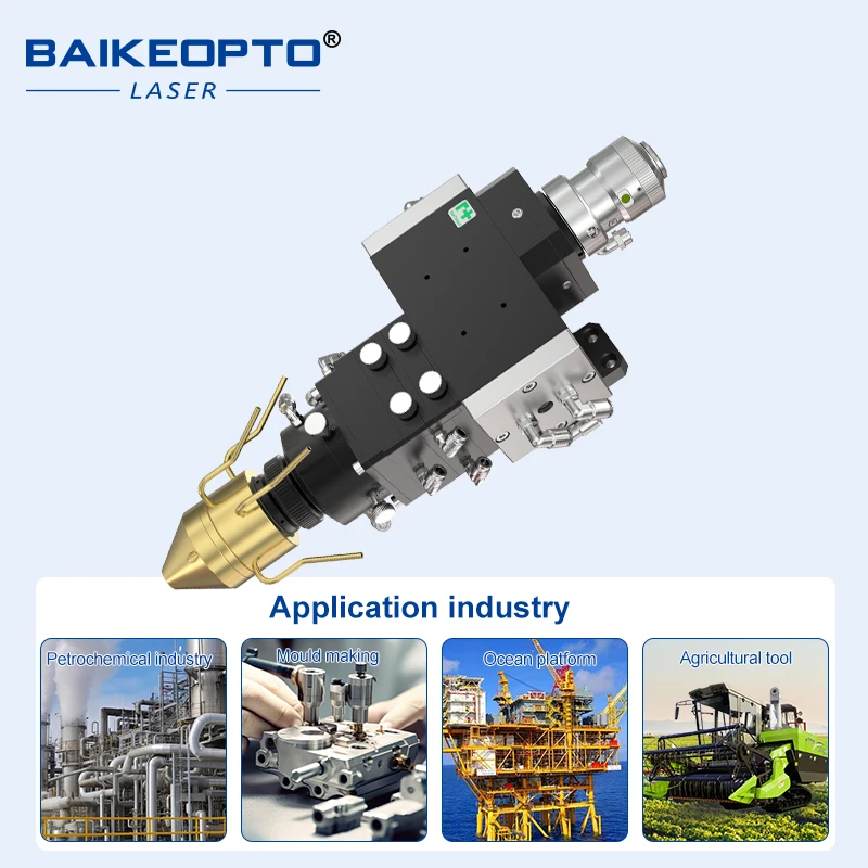 AK390-TC 6KW Laser Head – Ring Powder Cladding for Fast Surface Hardening, Low Distortion & Precision Restoration