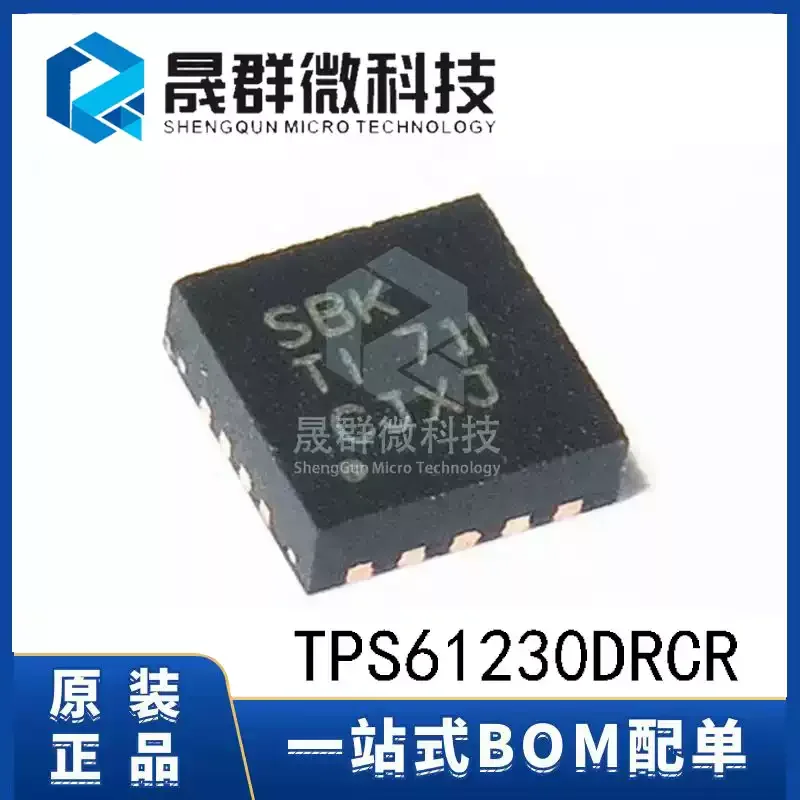5-30pcs brand new original TPS61230DRCR silk screen SBK SON-10 DC-DC power boost chip IC