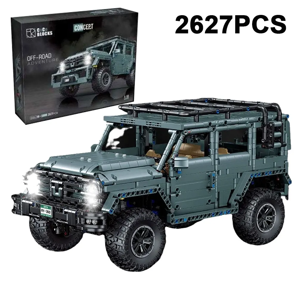 

2627PCS Technical 1:10 WEY RY300 Off-road Car Building Blocks SUV Vehicle Assemble Bricks Toys Gift For Kids Adult