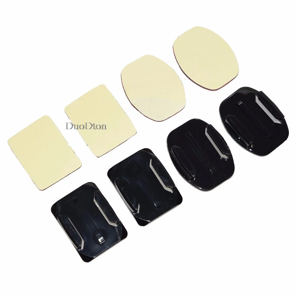 QQT 50 Pcs For Gopro Hero11 10 9 8 7 6SJ4000 Red 3 M VHB Adhesive Sticker 25 Curve 25 Flat Double Adhesive Tape Mounting helmet