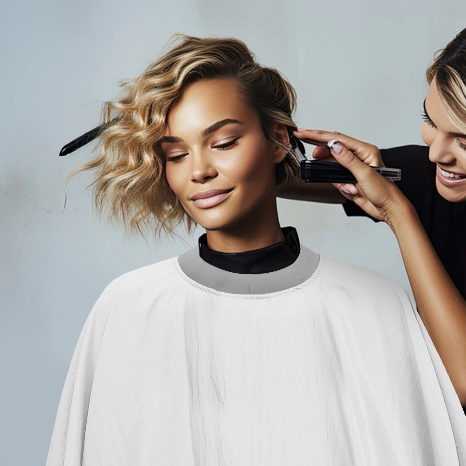 

Hairdressing Capes White Large Size Barber Scissors Stylist Hairdressers Fabric Salon Hair Cutting Cape