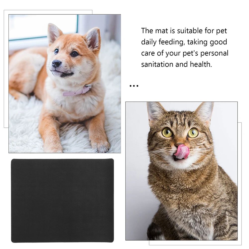 

Absorbent Pet Food Mat 40x30 Gray Dog Cat Bowl Placemat Water Proof Non Slip Durable Feeding Pads for Kitchen Pets