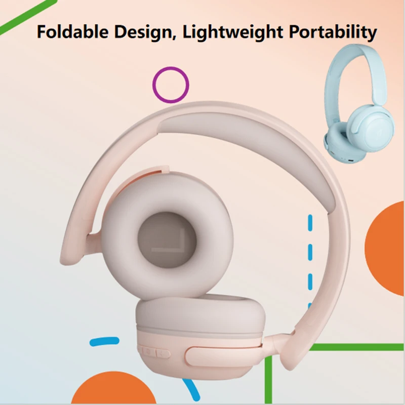 1More HQ20 SonoFlow MINI Hearing Protection Wireless Bluetooth 5.3 On-Ear Headphone 65H Playtime Quick Charge Headset