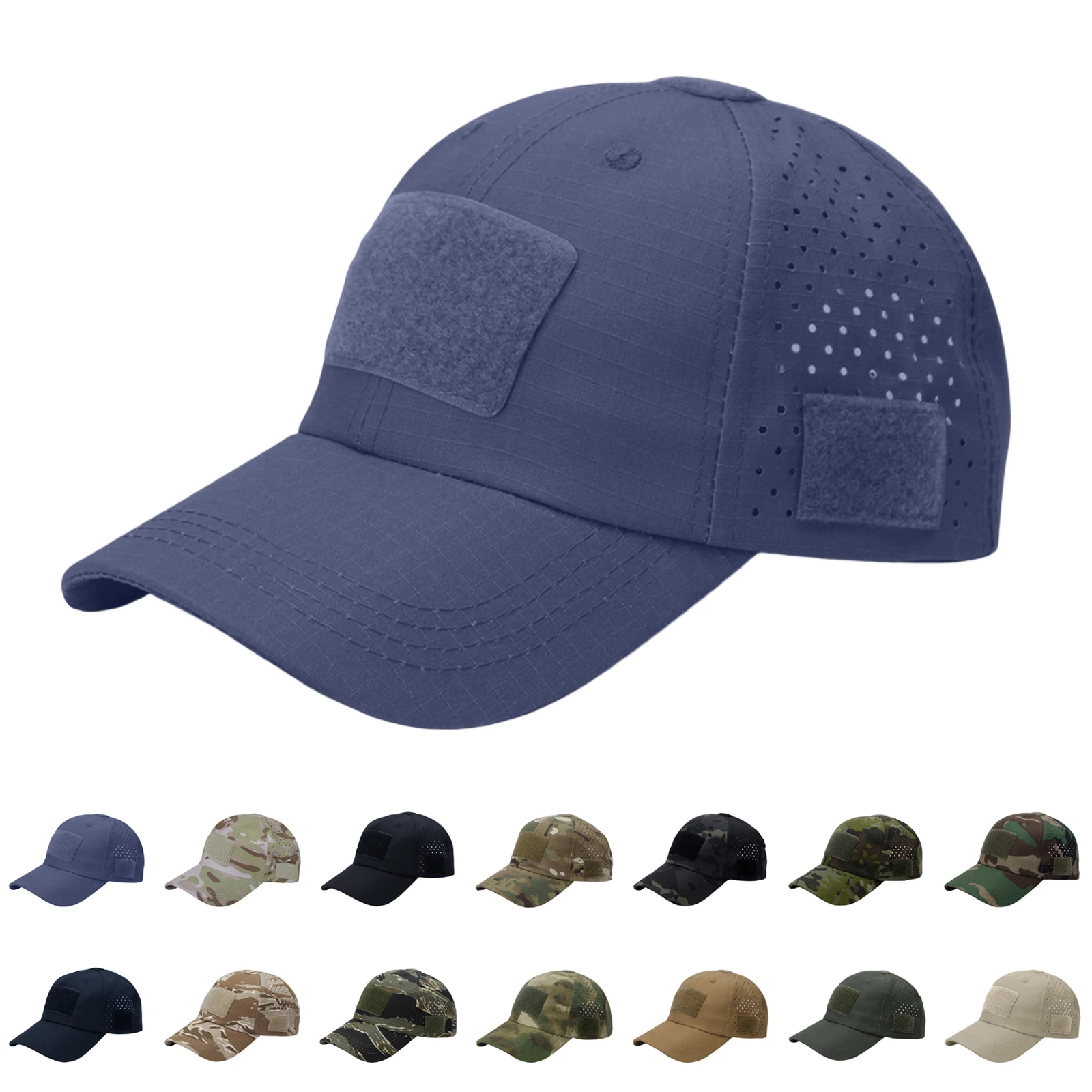 Novo Boné de Beisebol Camuflado para Homens e Mulheres, Chapéu de Sol Respirável para Lazer, Bonés de Treinamento Militar Unissex, Bonés Táticos para Esportes ao Ar Livre ﻿