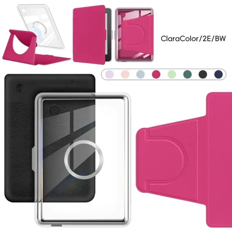 652F Magnetische Snap-on-Abdeckung für Clara Color 6-Zoll-E-Reader, dünne, transparente, kratzfeste Hülle – Detail 3