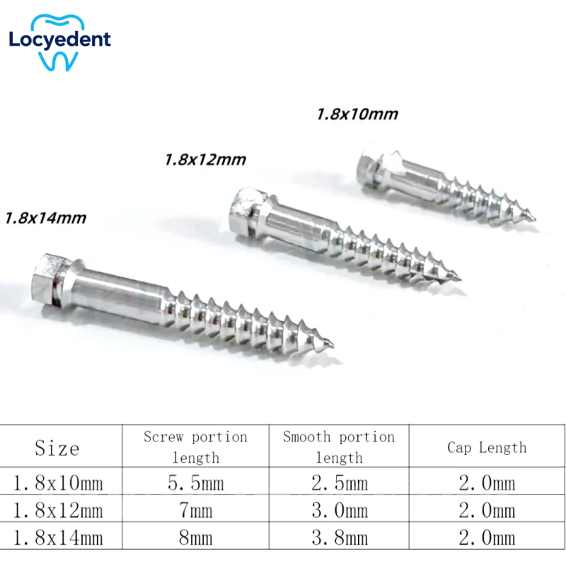 1pc Dental Orthodontic Expansion Screw MSE Bone Expander BMK Anti Nail Spiral Handle Temporary Anchorage System Mandrel Implants