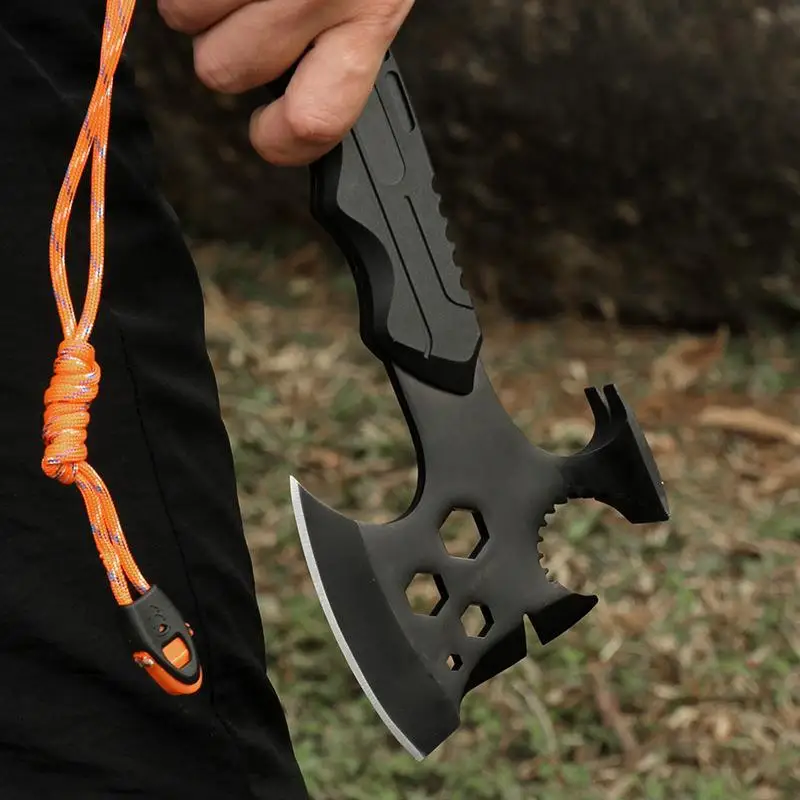 Multi Functional Outdoor Camping Site, Nail Hammer, Fire-fighting Equipment, Self-defense, Mountain Cutting, Tactical Axe