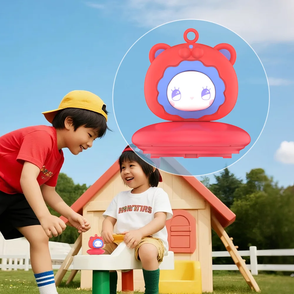 Cartoon Lanyard Case Compatible with Apple Airtap Tracker