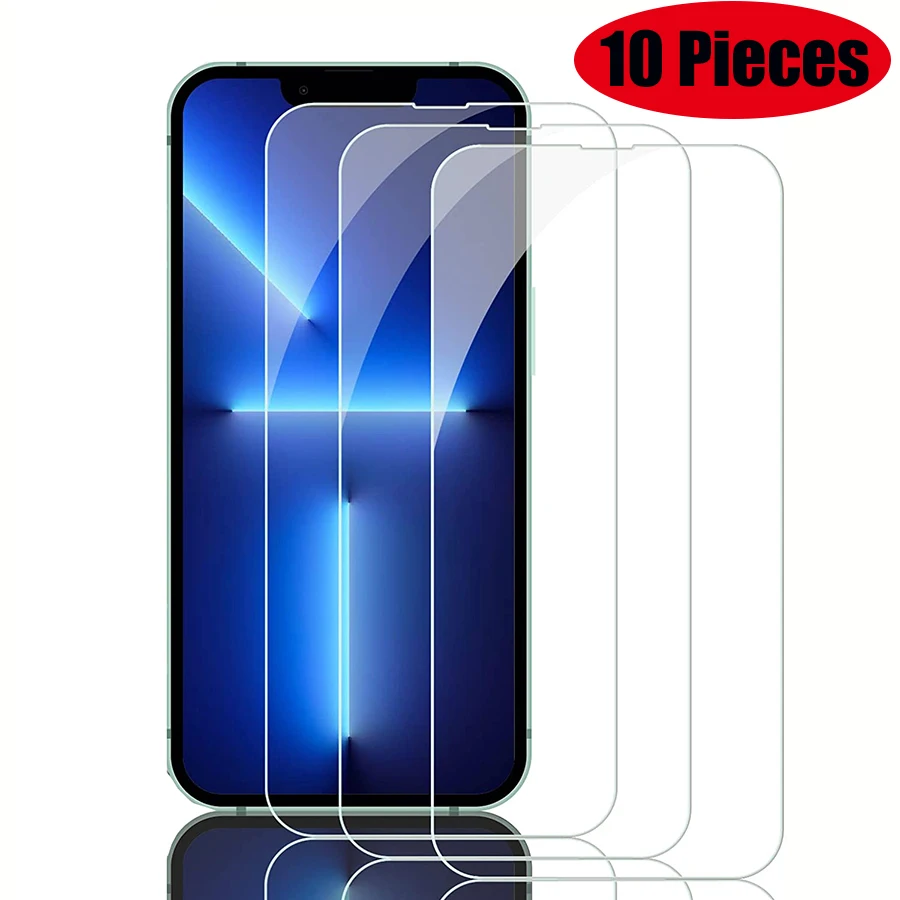 

10 шт. 9H заднее закаленное стекло для iPhone 13 12 11 Pro Max Mini полное покрытие пленка для экрана 7 8 6S Plus X XR XS Max 13 стекло
