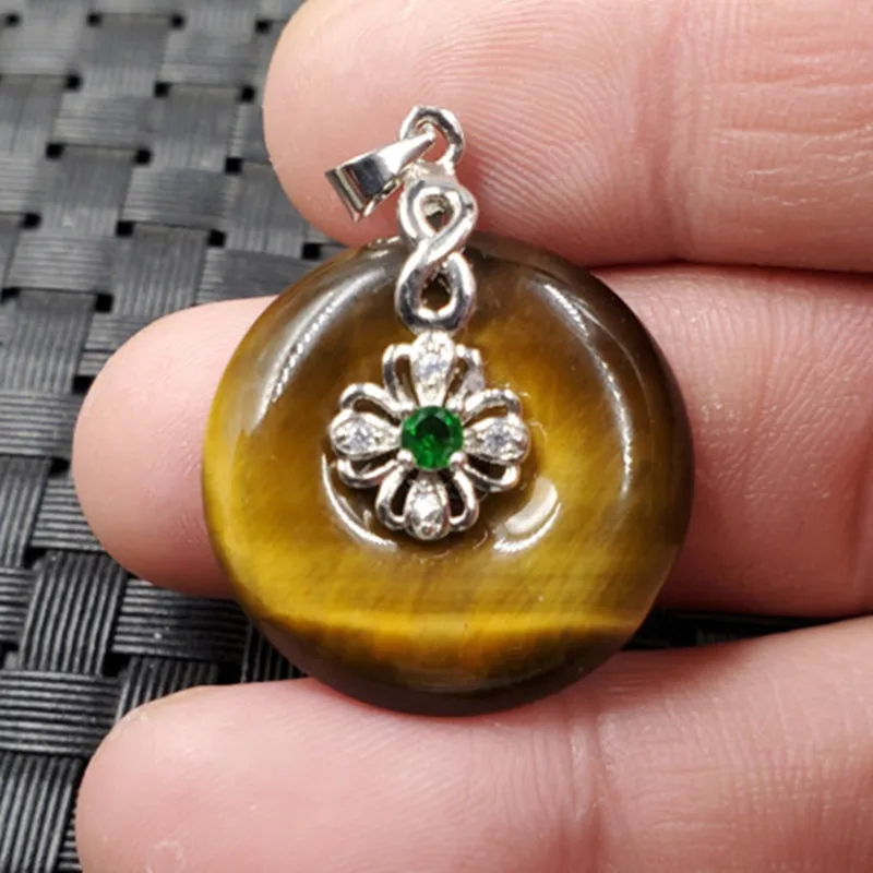 Jade Pendant Tiger Eye' Stone Jade Buckle Pendant Tigereye Jade Buckle Pendant Jade Jade Buckle Pendant Jade Pendant