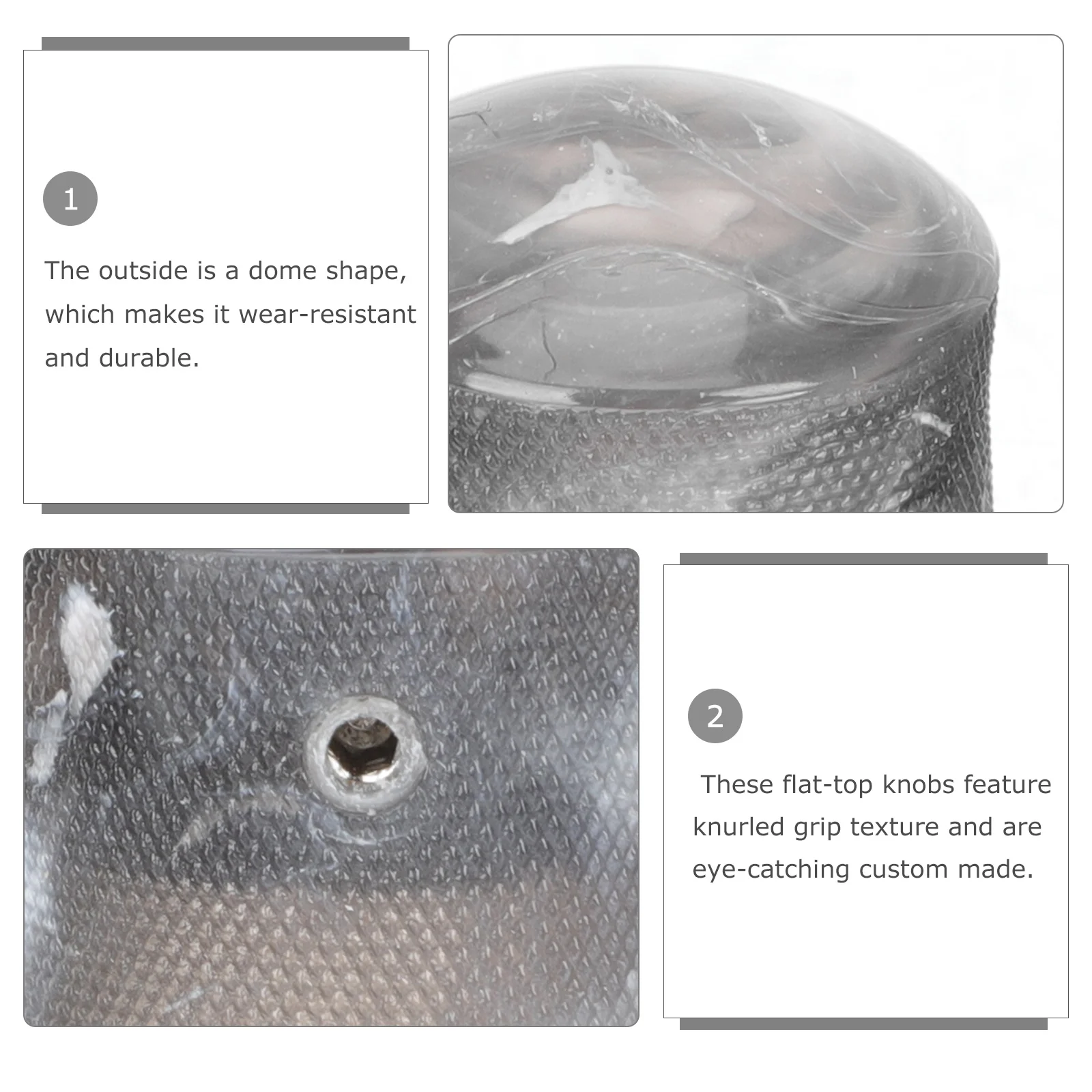 

1 set 1 Set Plastic Electric Guitar Knobs Bass Dome Control Knobs Wrench Included For Tone Volume Effect Adjustment Durable