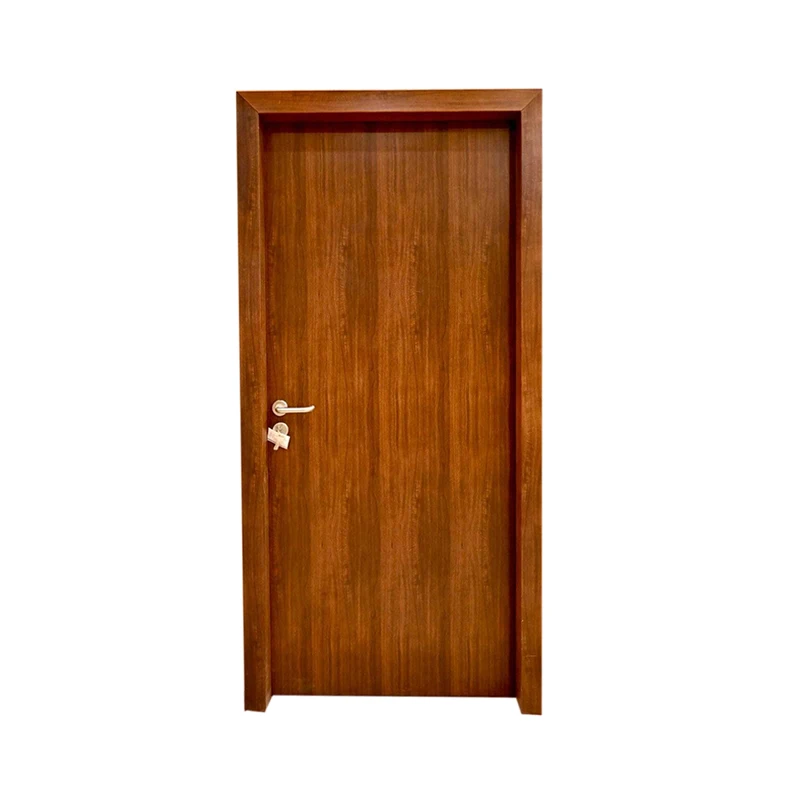 Wood  Customized Size Fire Doors Wooden Fire Rated Door UL Listed Customized Design Dark Color