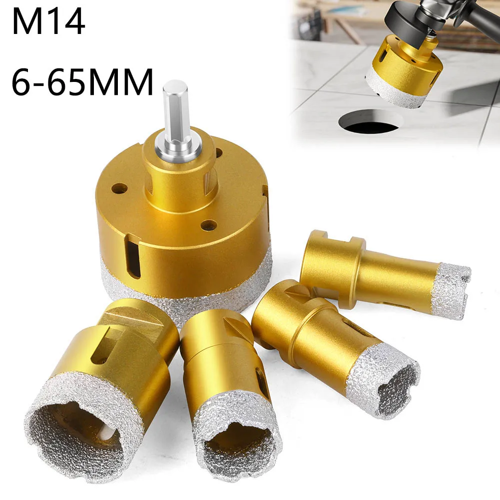 

1PC 6-65mm M14 Sintering Core Bit Diamond Hole Saw Marble Granite Brick Tile Ceramic Concrete Crown Drill Bits