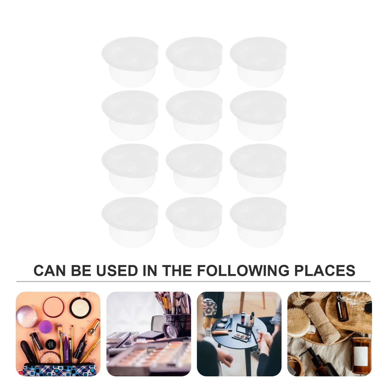 ฝาครอบแปรงทาปากซิลิโคนป้องกันแปรง 12 ชิ้นพร้อมฐานดูดป้องกันการสูญหายแบบใช้ซ้ำได้ดีไซน์กะทัดรัดสำหรับการเดินทาง