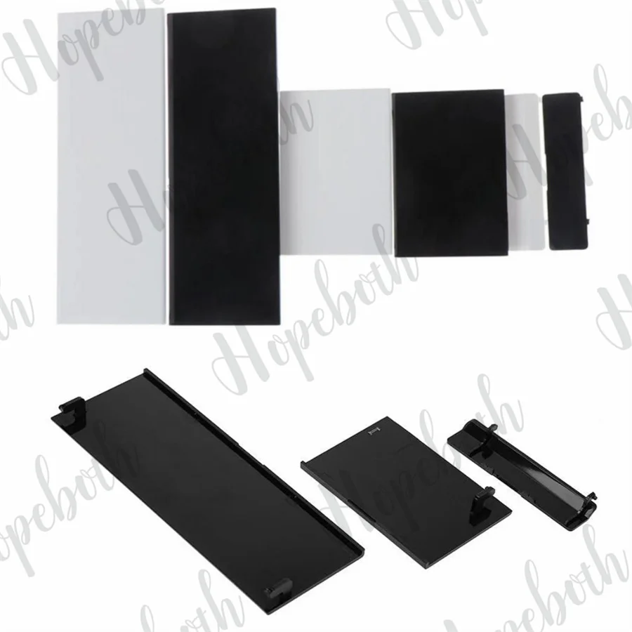 

50 комплектов, сменная дверь для карты памяти, задняя крышка батарейного отсека 3 в 1, дверные крышки для консоли Wii