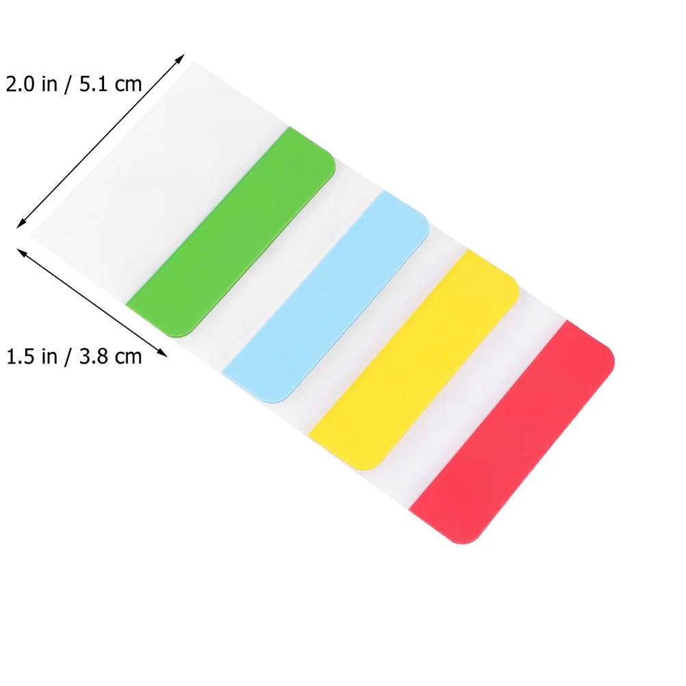 

2Set Classified Index Stickers Multi-Functional Re-Stickable Bookmarks Page Holders for Office Study Reading Convenience