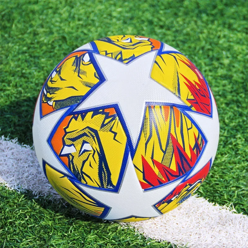 Bola Sepak Berkualitas Tinggi untuk Remaja Dewasa Bahan PU Bola Sepak Klasik Olahraga Indoor Outdoor Kompetisi Latihan Hadiah