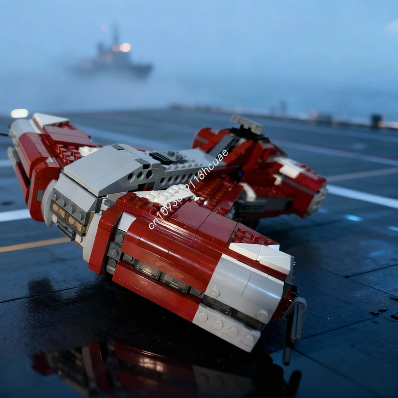 764pcs MOC Defender Class Light Corvette Star Battle Model Building Blocks Construction DIY Toy Festival Gifts Idea Education