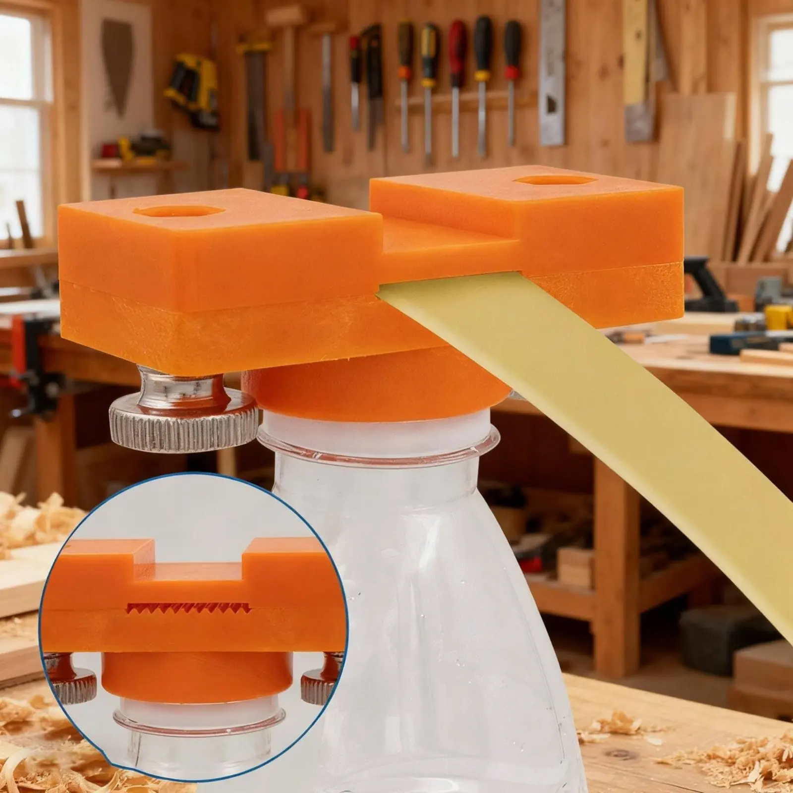 Border Banding Glue Applicator Exact Control Carpentry Glue Dispenser Reusable Spill-Resistant-Mess-Clean for Carpenters
