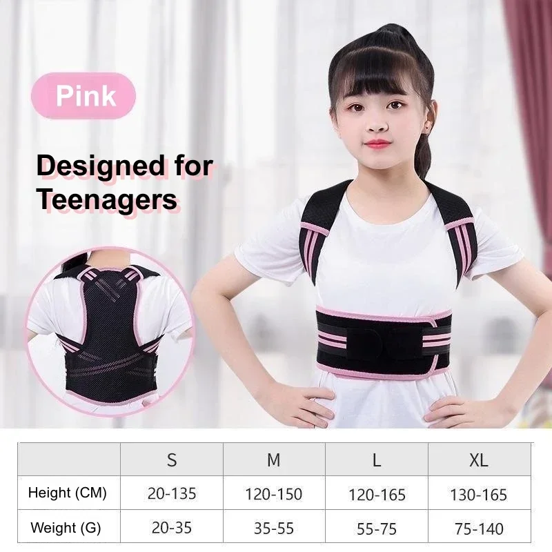 

Posture Corrector Back Support Belt Kids Corset For Kids Spine Back Lumbar Shoulder Braces Health