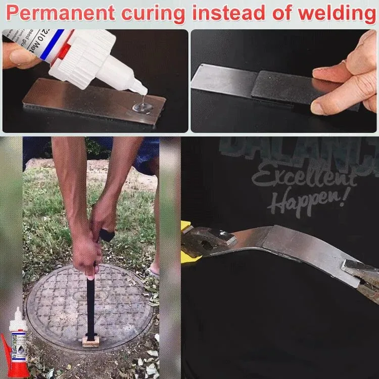 Lem Perbaikan Solder Kuat Perekat Perbaikan Las Universal Lem Perbaikan Ban Super Kuat Multi-bahan Penyegel Cepat Kering