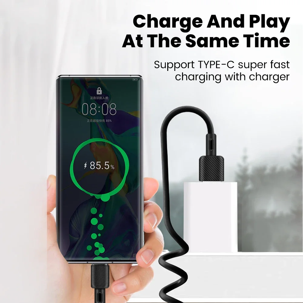 2026 نوع A إلى C كابل الربيع 66 واط شحن سريع 35 سنتيمتر-1.5 متر USB نوع C كابل بيانات آيفون 15 سامسونج شاومي هواوي USB C كابل #4