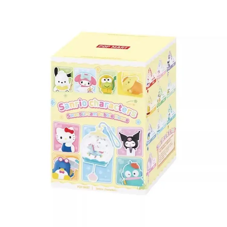 Niedliche Cartoon Hello Kitty My Melody Kuromi Süßer Traum Blasenhaus Szene Figur Blind Box Süße Schreibtischdekoration Urlaubsgeschenk