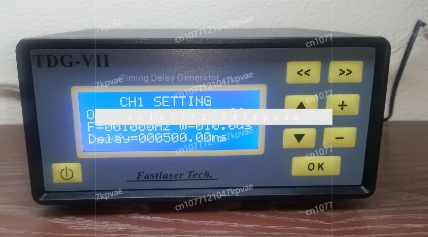 

High Precision Digital Signal Delay Device TTL Signal Generator Counter 7 Channels Can Be Remotely Controlled