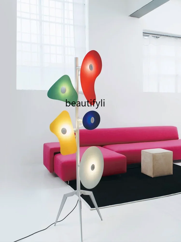 Modern Living Room Floor Lamp next to Sofa High-Grade Atmosphere Italian Designer Creative Floor Lamp