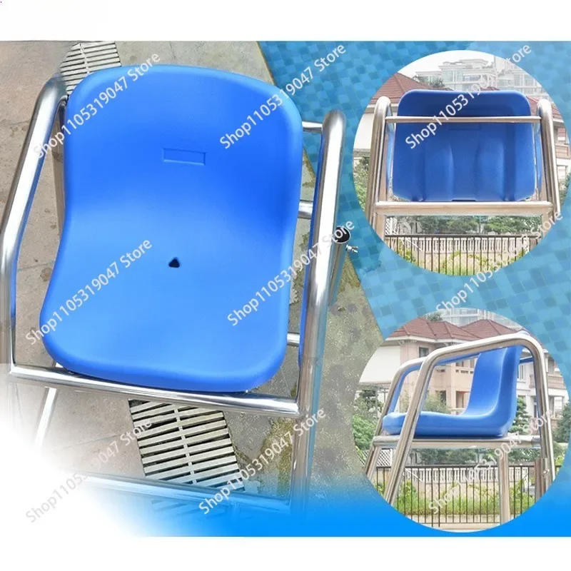 304 stainless steel removable swimming pool life-saving chair referee chair observation chair, lifeguard observation chair