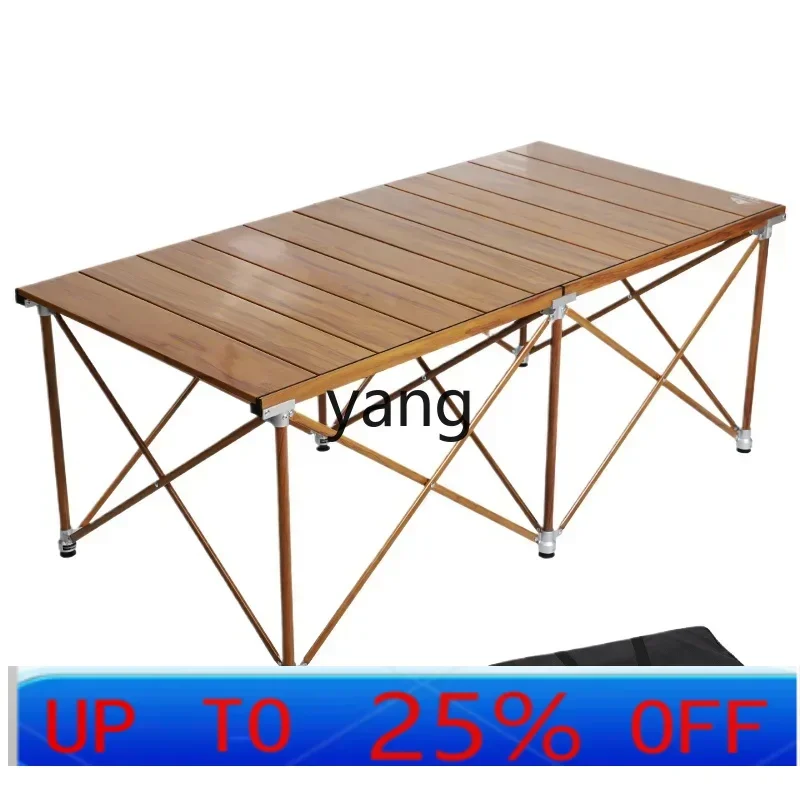 

CX Outdoor Aluminum Alloy Egg Roll Lift Table Camping Picnic Camping Folding Table
