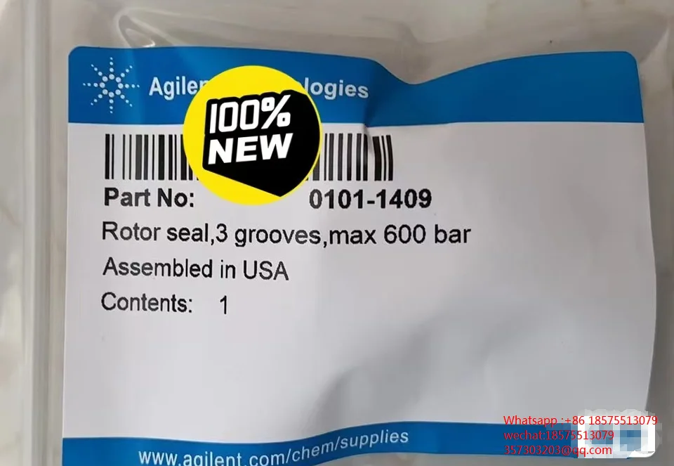 Agilent – bague d'étanchéité à Rotor, 0101 – 1409, vanne à 3 positions à Six voies, nouvelle, non scellée, 0101-1409