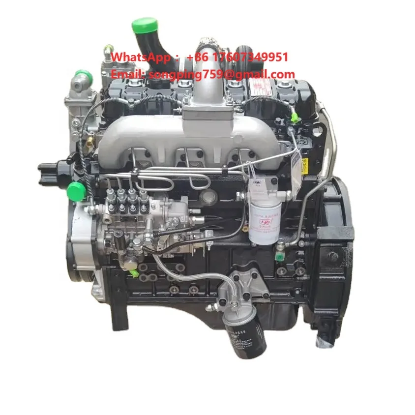 Yunnei YN33GBZ YN38GBZ YN4102QBZL YN4100QB 4-cylinder Diesel Engine for Small Wheel Loaders  Stationary Power 120*70*95CM