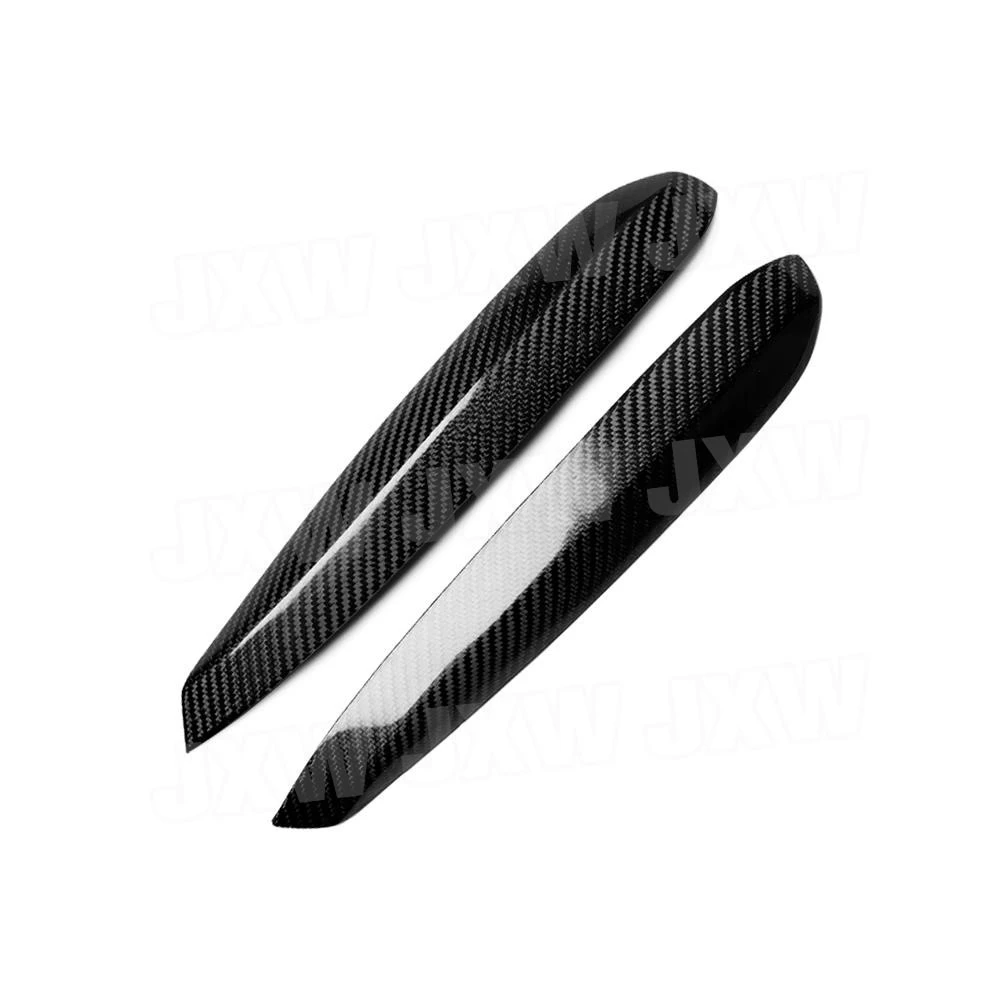 Carbon Fiber Car Front Bumper Eyelid Eyebrow Trims for Volkswagen Golf 3 MK3 1992-1999  Headlight Eyelid Head Lamp Eyebrow Cover