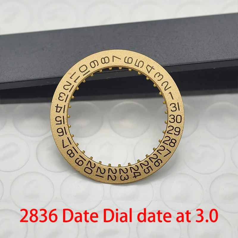 2824 2892 2836 Movement Date Wheel Dial Fit 2836 2824 2892 Automatic Mechanical Movement Day Date at 3.0/6.0 Crown at 3.0H