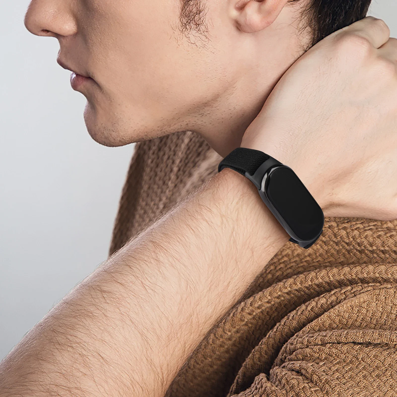 النايلون حلقة حزام ل Xiaomi الذكية الفرقة 9 8 حزام الساعات استبدال NFC مطاطا معصمه ل Xiaomi الذكية الفرقة 9 8 Correa سوار