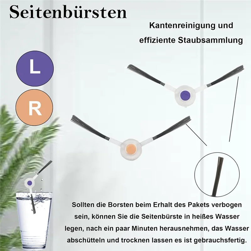 AB43-Für Narwal Freo X Plus Roboter Staubsauger Hauptseite Pinsel Hepa-Filter Taschen Mopp Tuch Ersatzteile Zubehör