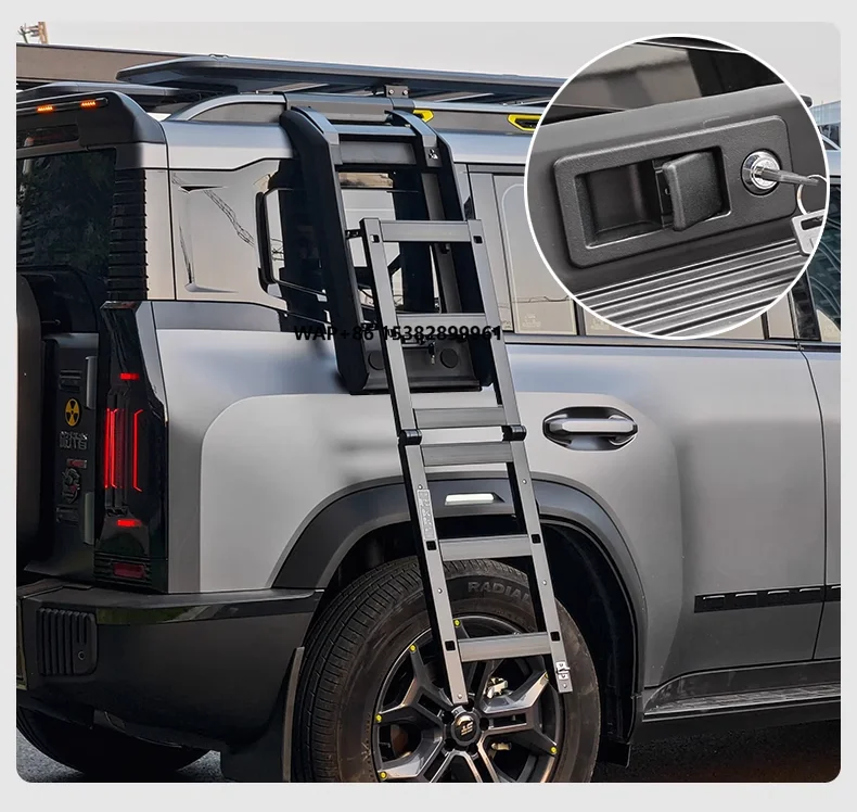 

For Chery Jetour T1 Car Ladder Roof Rack Side Storage Box for Jetour Auto Parts