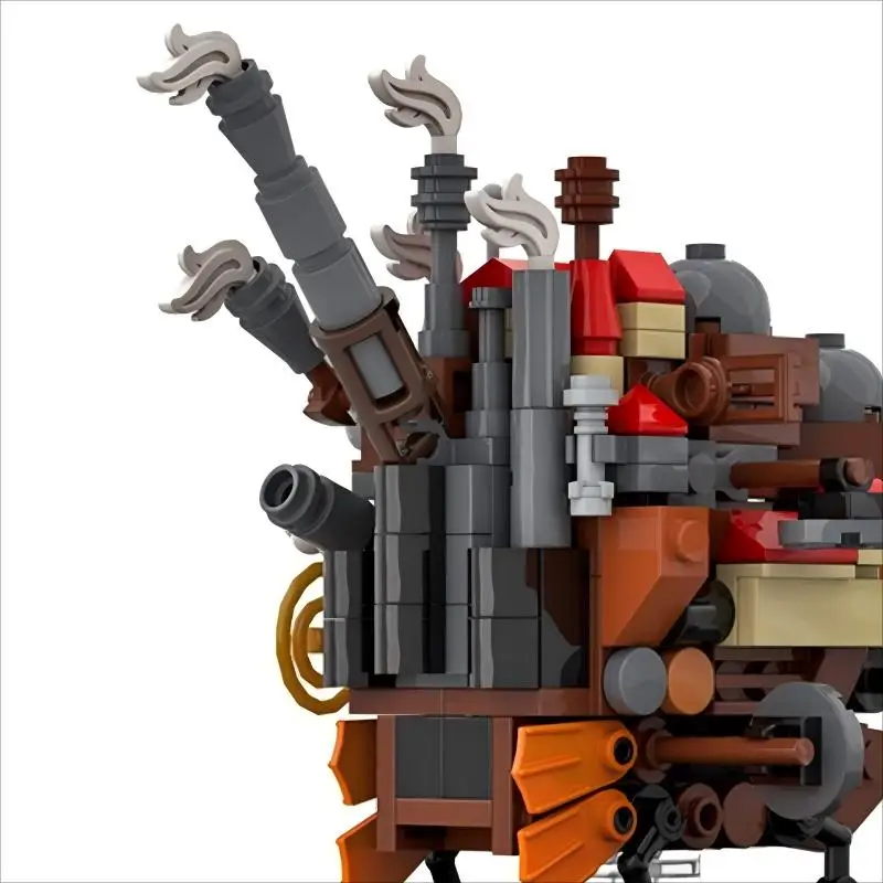 

Classic Anime Series Scene MOC Moving Cartoon Castle Model Building Blocks Creative Street View DIY Assembly Toys Holiday Gifts