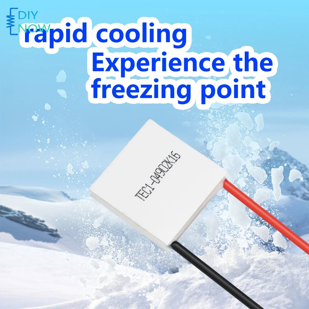 TEC1-04902K16 Thermoelectric Cooler Peltier Ice Sheet Semiconductor Refrigeration Chip Cooling Ultra Low Power Consumption
