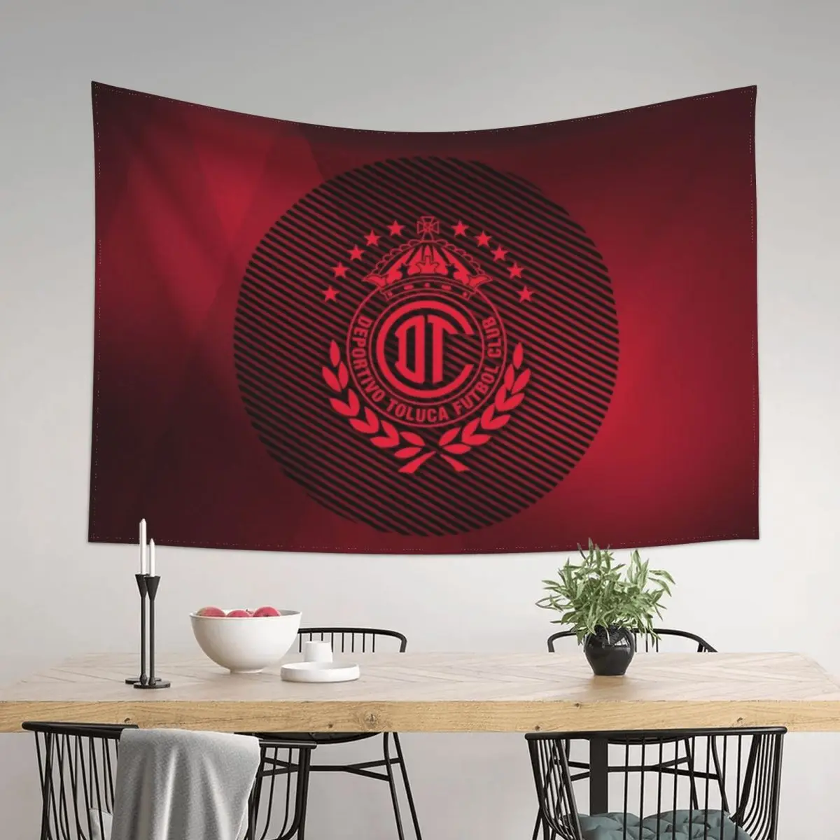 

deportivo toluca-fc Tapestry Luxury Living Room Decoration Decor For Bedroom Custom Tapestry